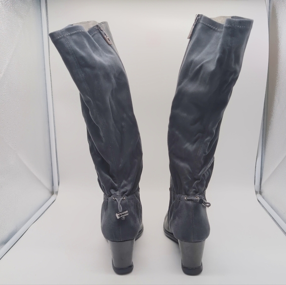 Elegant Calvin Klein Ilisa Sz 9 Gray Women's Boots E7298 - Picture 4 of 8